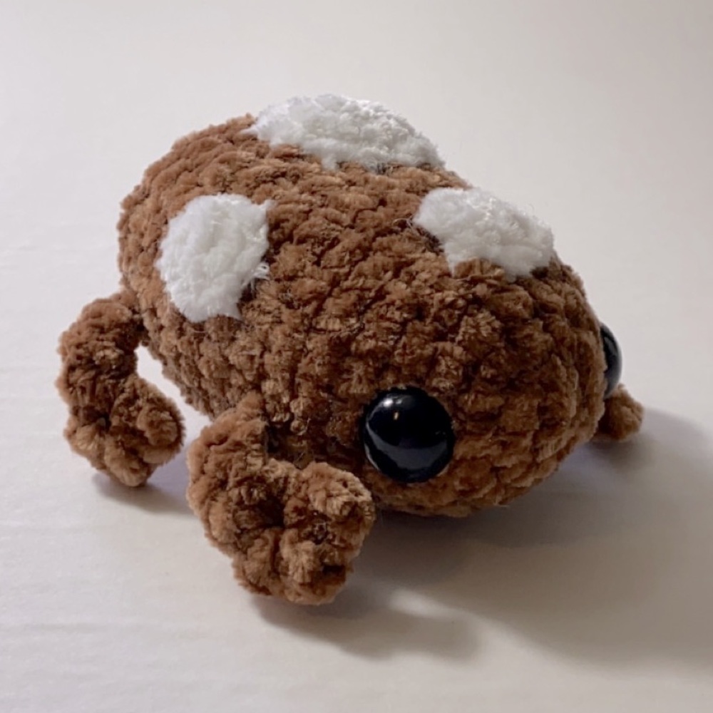 Sold🥳Mushroom frog crochet plush handmade